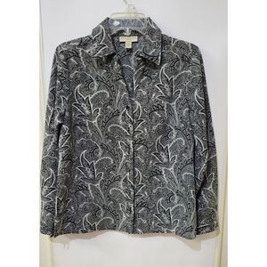 Appleseed's  Petite Small‎ Womens   Casual Button Up